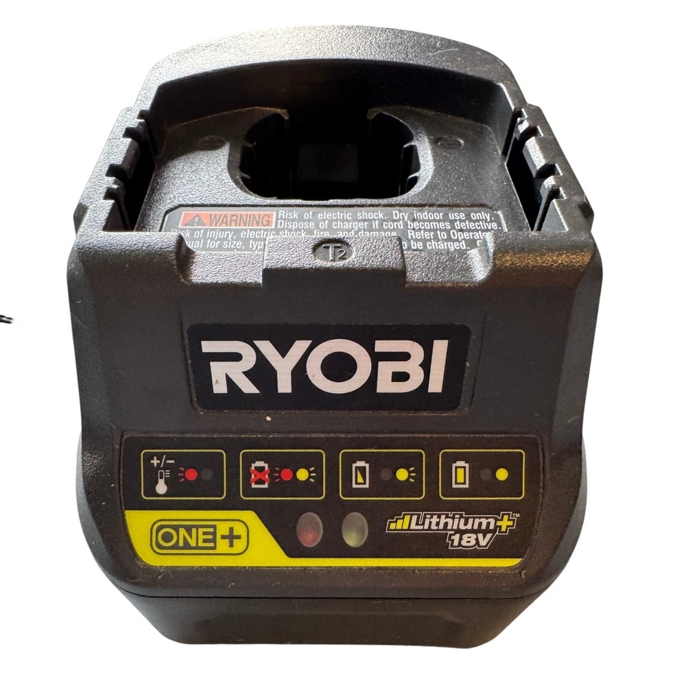 Ryobi ONE+ 18V Lithium+ Battery Charger P118B 140350006 Black - Picture 2 of 6